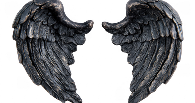 Dark Gothic Wings,  Abstract Art