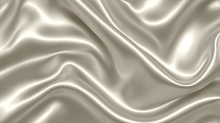 Obraz premium silk fabric, elegant folds and luxurious texture in neutral tones
