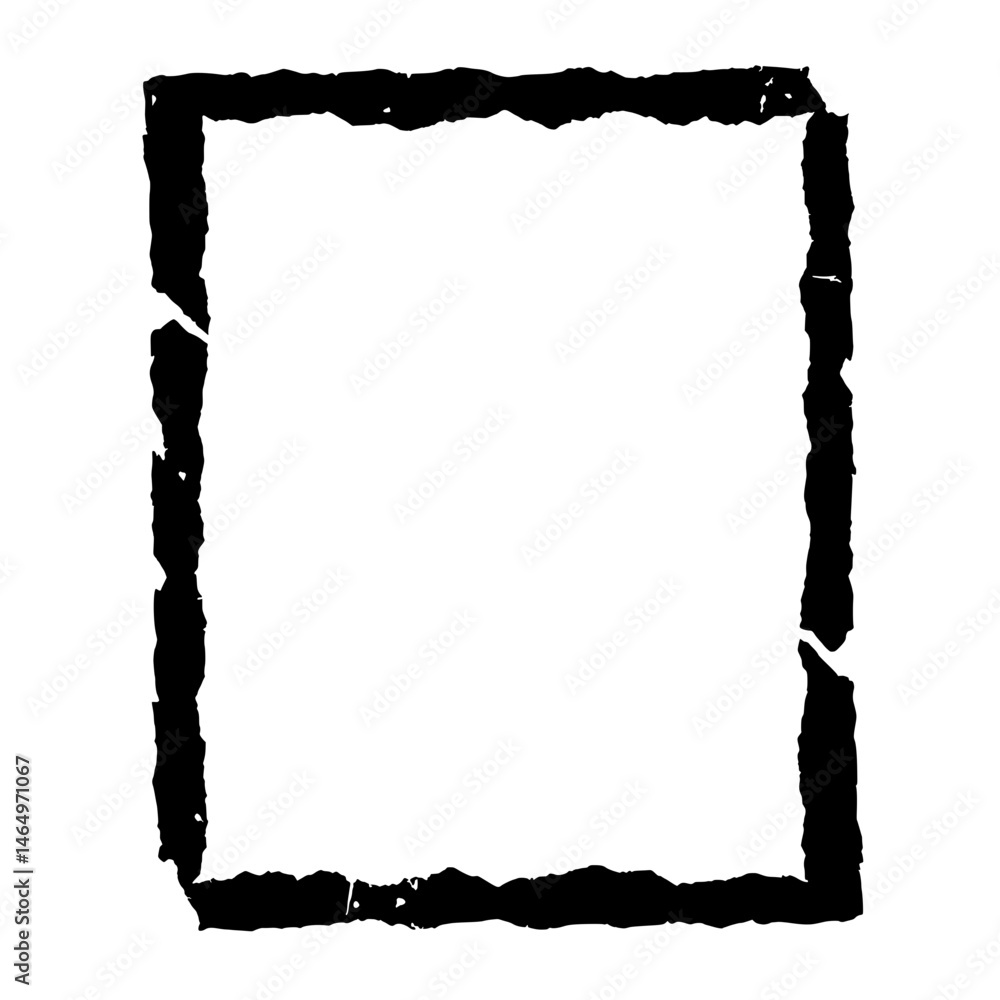 Poster abstract square frame: an abstract, grunge-style square frame. rough edges and a textured appearance