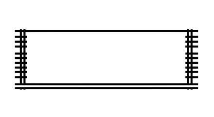 Black and White Simple Border: A clean and minimalist black and white border, perfect for adding a touch of elegance to any design project.
