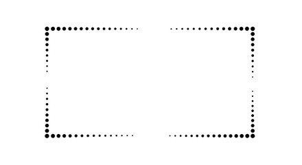 Dot Frame Elegance: A minimalist composition showcases a refined, dotted frame against a simple backdrop. It highlights the precision of design and the beauty of simplicity.