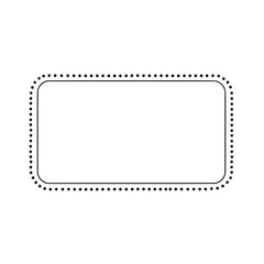 Empty Box: A blank box, outlined by dotted border, perfect for adding your own design.