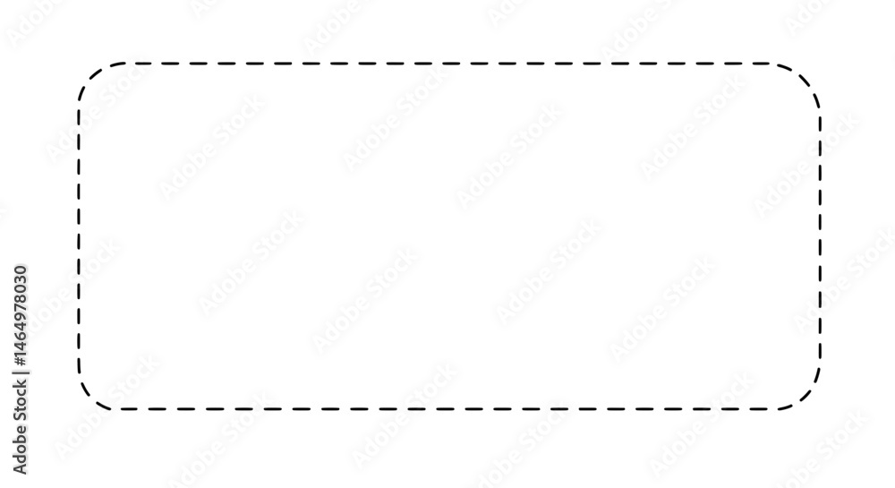 Poster dotted rectangle: a minimalist graphic image of a dotted rectangle, perfect for adding a touch of un