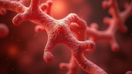 Schematic diagram of virus microstructure