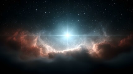 Fototapeta premium filled with colorful swirling gases in pink, cyan, and yellow tones