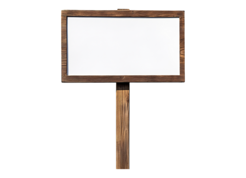 Empty Yard Sign