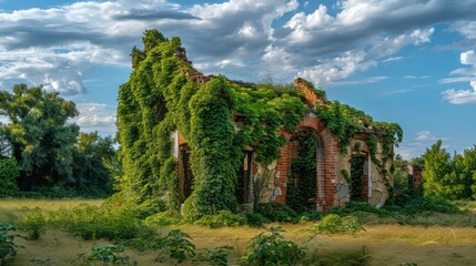 Obraz premium Overgrown Ruin