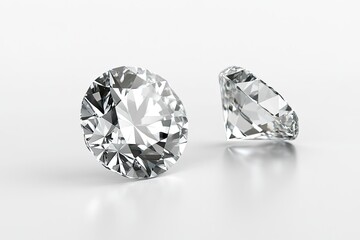 Two Round Brilliant Cut Diamonds