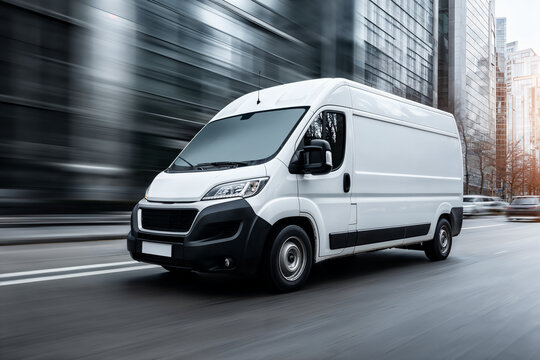 Modern delivery service mockup showcasing vibrant branding design