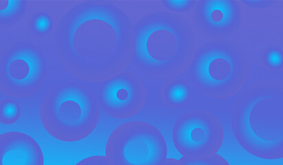 Colorful Floating Soft Balls Background. Blue pearls fly in the sky. Abstract trendy stylish wallpaper background. 3D blue bubble pattern.