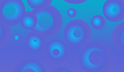 Colorful Floating Soft Balls Background. Blue pearls fly in the sky. Abstract trendy stylish wallpaper background. 3D blue bubble pattern.