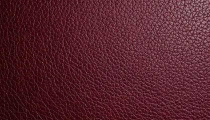 Fototapeta premium Leather color burgundy background texture. AI generated.