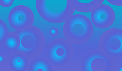 Colorful Floating Soft Balls Background. Blue pearls fly in the sky. Abstract trendy stylish wallpaper background. 3D blue bubble pattern.