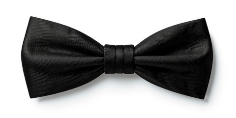 Simple Black Bow Tie Graphic Design Element