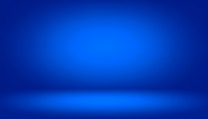 Fototapeta premium Royal blue gradient studio background for product photography and digital presentation