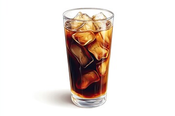 Iced Coffee in Glass