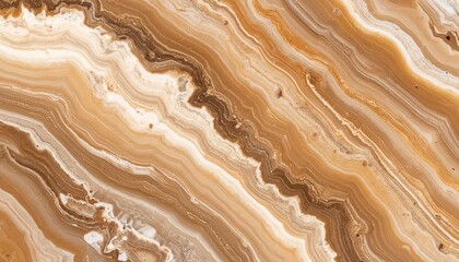 Abstract onyx texture natural stone pattern with brown and beige shades