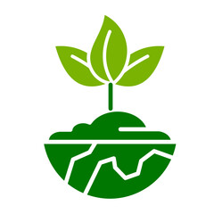 Sprout  Icon Element For Design	