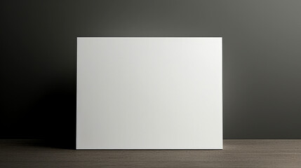 Blank White Canvas Mockup: Perfect for Design Presentations Mockup