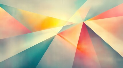 Abstract geometric shapes in pastel colors (24)