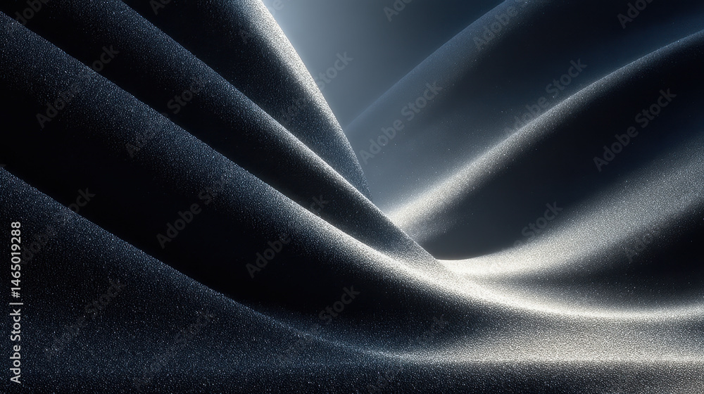 Poster elegant abstract design featuring textured gray background with waves of light and shadow for minima