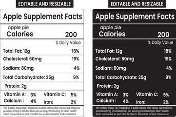 Apple Nutrition Facts,  apple supplement. Apple is a popular fruit known for its nutritional benefits and versatility in culinary applications.