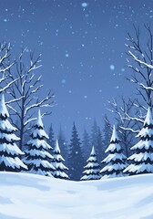 Obraz premium Whispers of Winter's Embrace