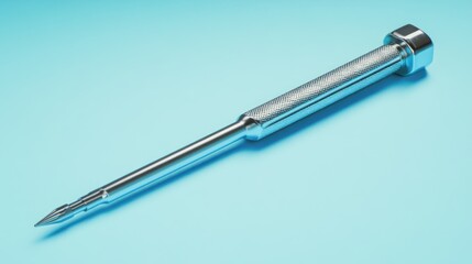 Precision metal tool with pointed tip