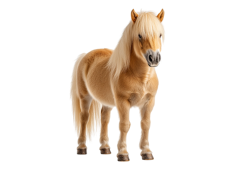 Palomino Shetland pony