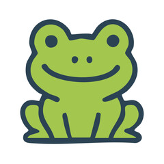 Frog Vector Illustration – Vibrant Amphibian Art