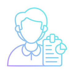 Obraz premium Income Report Icon