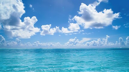 Obraz premium Turquoise Blue Tropical Backgrounds: Infuse Your Creations with Exotic Allure. These vibrant, refreshing backdrops capture the essence of tropical paradises, perfect for websites, ads, and digital art