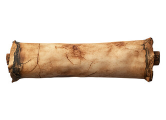 Realistic Aged Parchment Scroll