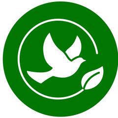 Naklejka premium Bird Icon Element For Design 