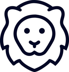 Lion vector icon, lion icon, lion vector, lion black vector icon