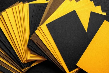 Colorful sheets of paper