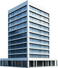 Fototapeta premium Modern Commercial High-Rise Building Exterior