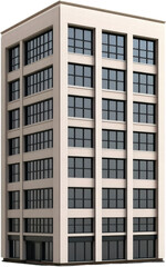 Modern Multi-Story Commercial Building Facade