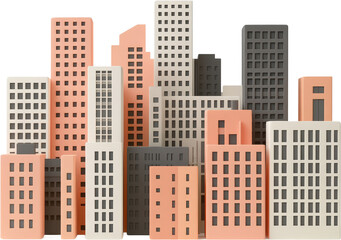 Fototapeta premium Modern Cityscape Architecture Design