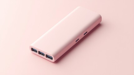 Pink portable charger (1)