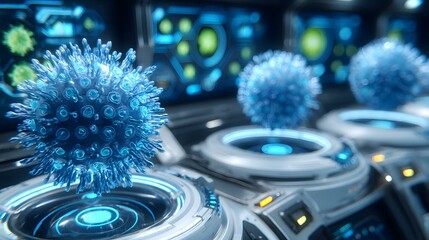 showing AI-assisted virus detection system scanning in real time