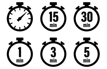 ストップウォッチ・タイマー・アラームアイコン