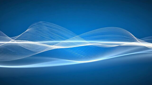 abstract blue wave background