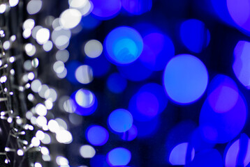 Colorful Bokeh Lights Abstract Background. bokeh background with bright lights. s