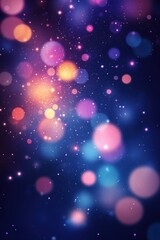 Colorful Bokeh Light Particle