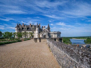 Château royal d'Amboise sur la Loire en France