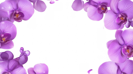 Purple Orchid Frame
