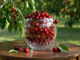 The red ripe cherries of 2025