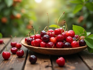 The red ripe cherries of 2025