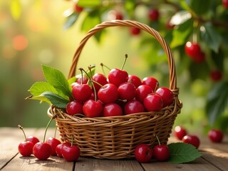 The red ripe cherries of 2025